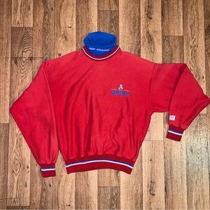 Vintage New England patriots turtle neck sweater